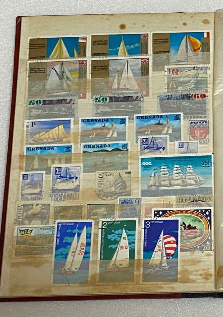 使用済み切手帳　EXPO 70 切手あり　切手820枚入りコレクションブック