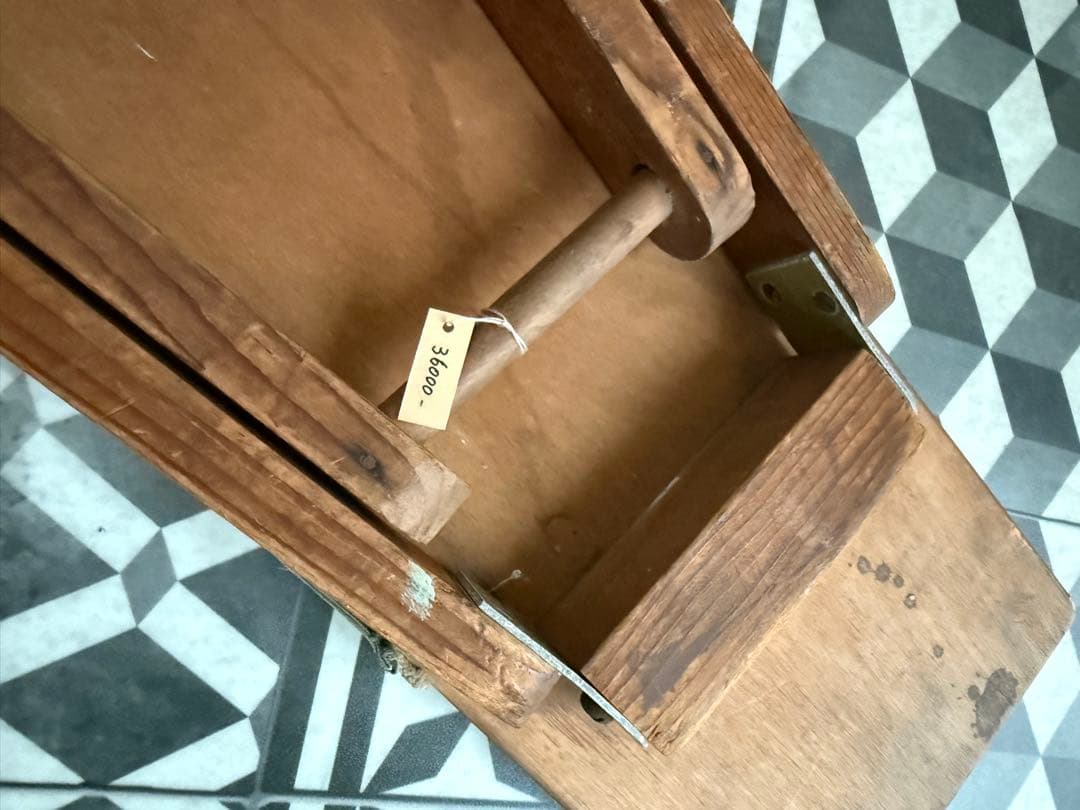 アンティーク おままごと アイロン台 セット ミニアイロン 洗濯ばさみ　フランス