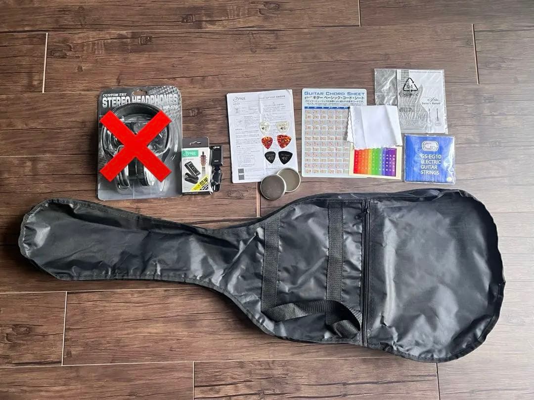 エレキギター 初心者入門セット付き
