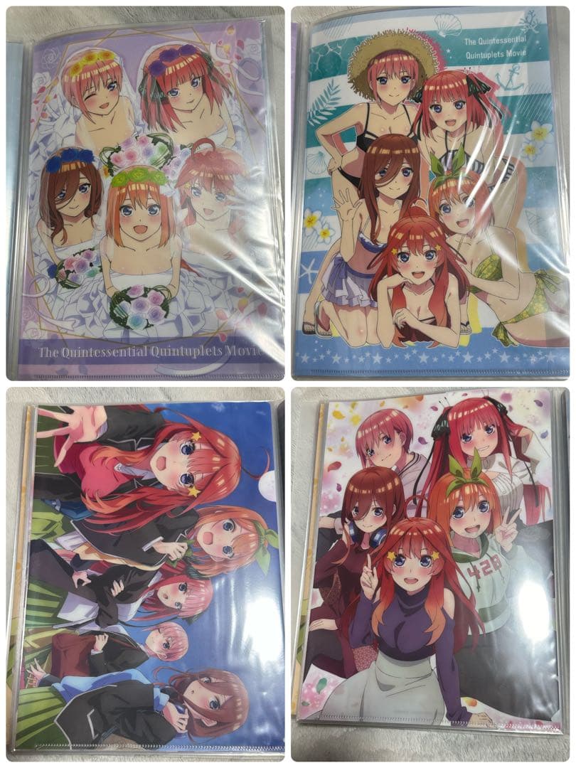 五等分の花嫁　クリアファイル　まとめ売り