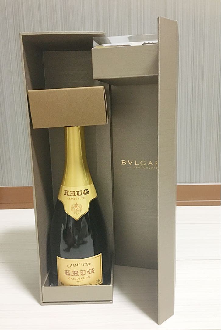 クリュッグ　グランド・キュヴェ ＜ハーフボトル＞ブルガリ・ギフトボックス 入り