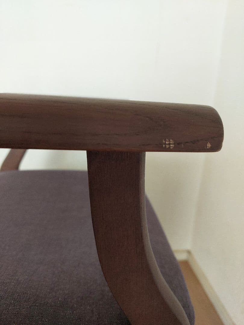 shirakawa スツール 木製 紫色