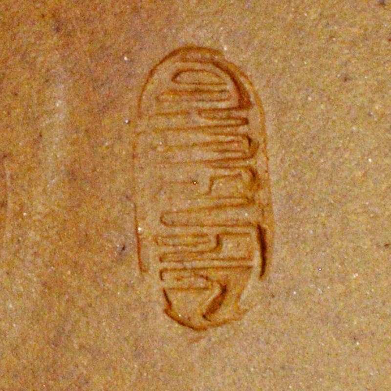 中国　顧景舟銘　紫砂　朱泥　急須　茶壷　V　R6903