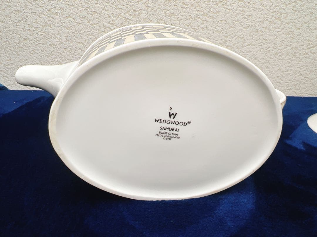 ウェッジウッド サムライ ティーポット カップ　ソーサー　ユーランダー　未使用