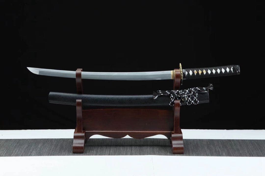 黒月 美術刀 刀装具 模擬刀 日本刀 模造刀 武具 舞踊刀 黒石目鞘