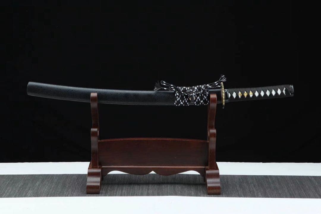 黒月 美術刀 刀装具 模擬刀 日本刀 模造刀 武具 舞踊刀 黒石目鞘