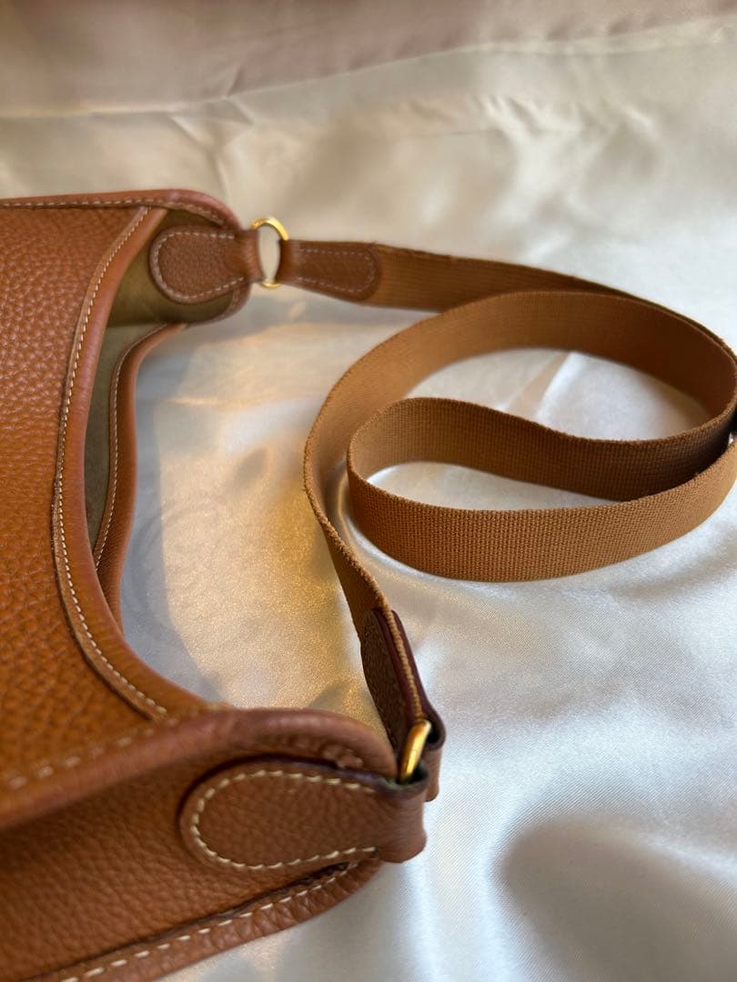 【SALE!】エルメス ヴェスパPM ブラウン×ゴールド金具