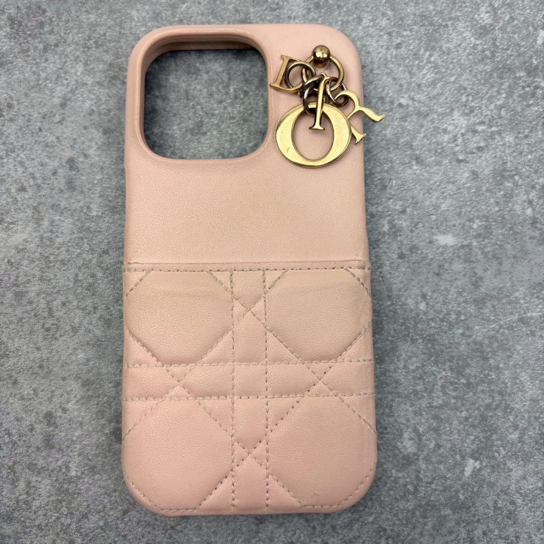 極美品 クリスチャンディオール iPhone16pro カナージュ カバー