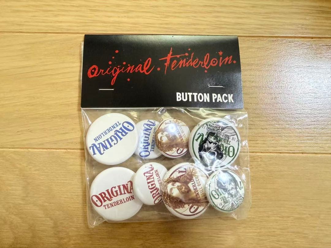 新品未開封　19AW テンダーロイン BUTTON PACK C缶バッジ