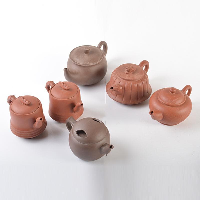 中国　紫砂　朱泥　急須　茶壷　在銘　6点まとめて　C　5707A