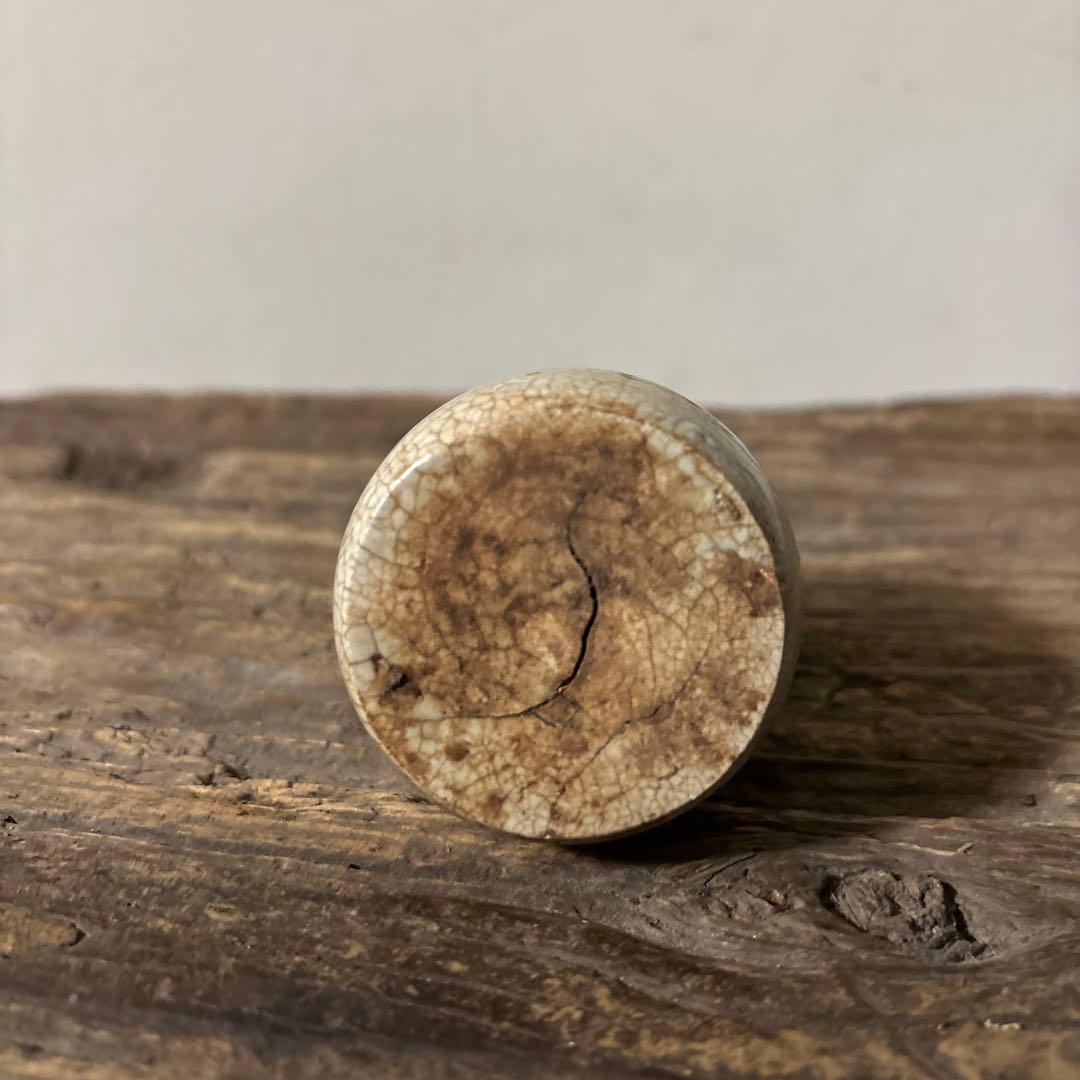 李朝白磁　明器　1点　宝珠 蓮峰　祭器　骨董アンティーク　検:白洲正子