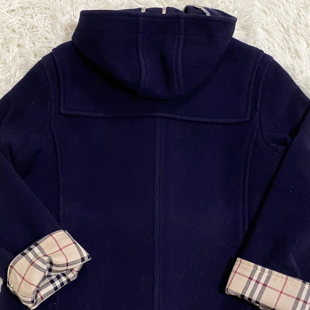 BURBERRY LONDON ダッフルコート　ノバチェック フード　150A
