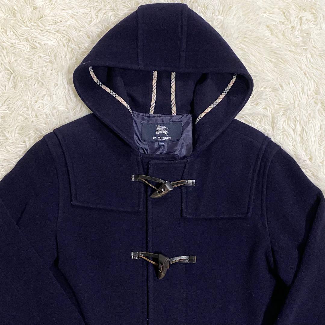 BURBERRY LONDON ダッフルコート　ノバチェック フード　150A