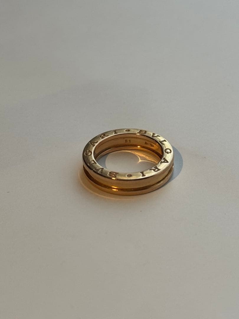 BVLGARI ピンクゴールドリング 専用ボックス付き