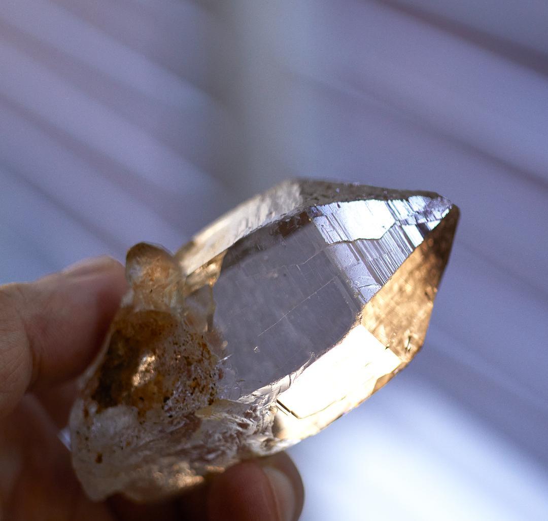 超希少　ヒマラヤ水晶　ガウリシャンカール産スモーキークォーツ　原石163.5g