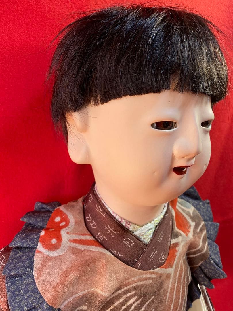 市松人形　男の子、ハンドメイド