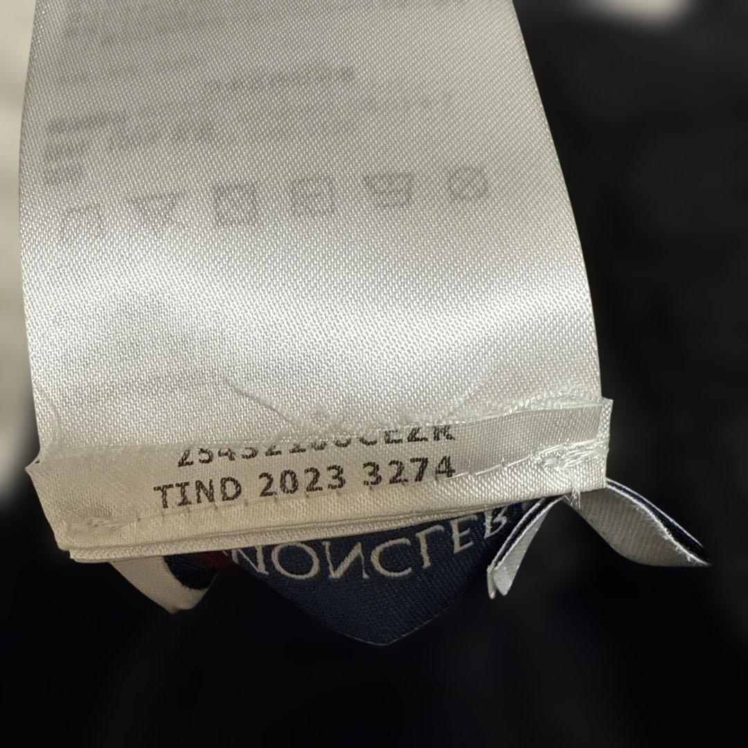 モンクレール ニット帽　黒　キッズ　M