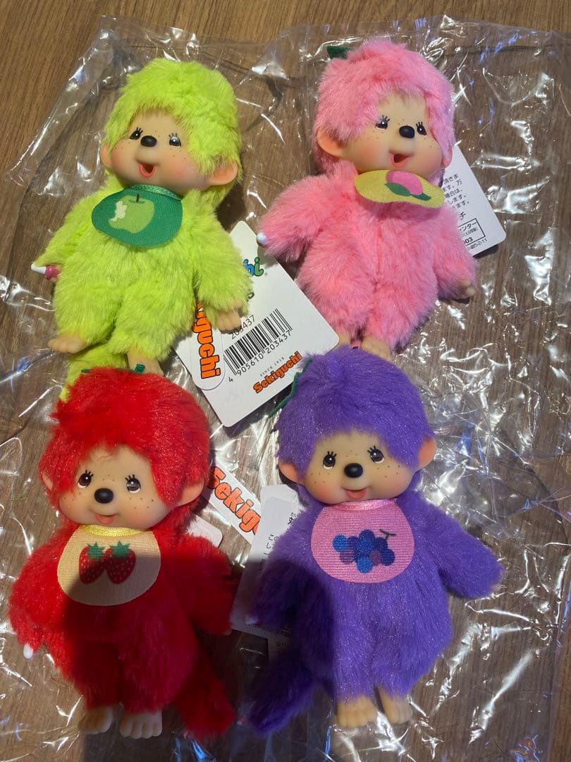 モンチッチ FRUITS COLORS KEYCHAIN レア　海外限定　セット