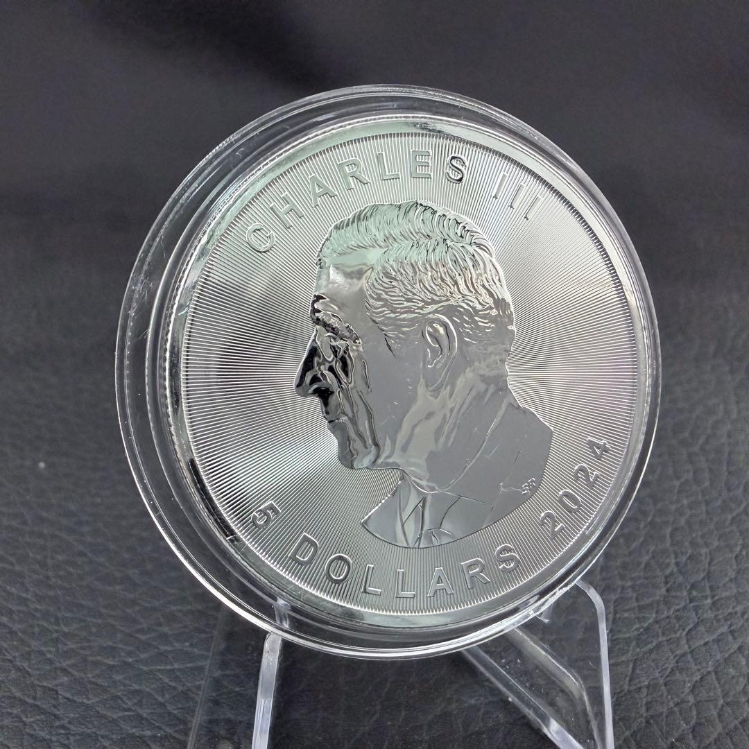 メイプルリーフ 銀貨 カラー 古代エジプト 黄金虫 1オンス 1oz 純銀