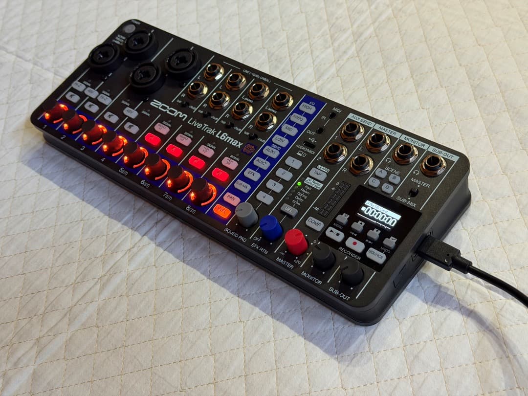 ZOOM LiveTrak L6max デジタルミキサー / レコーダー