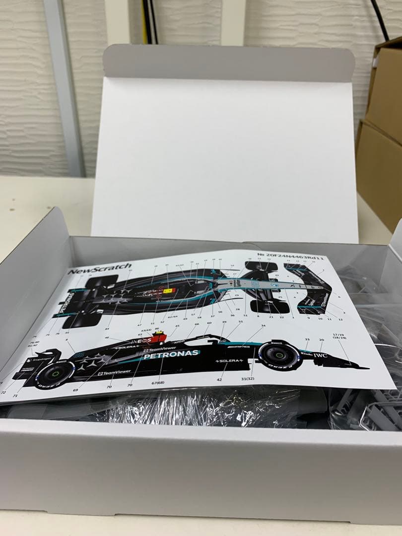 1/20 W15 メルセデス　3Dプリントキット