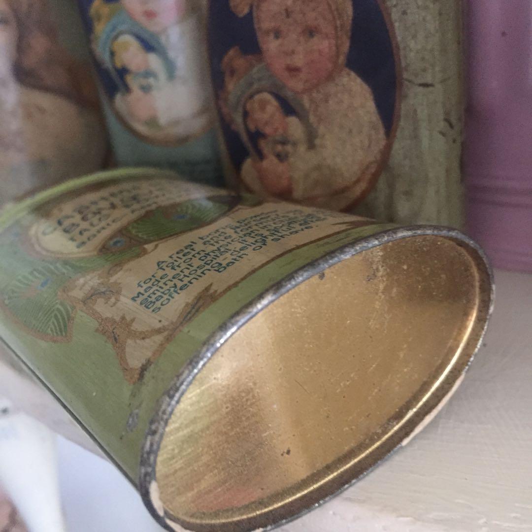 アンティーク ティン缶 リピさま800円お値引きします