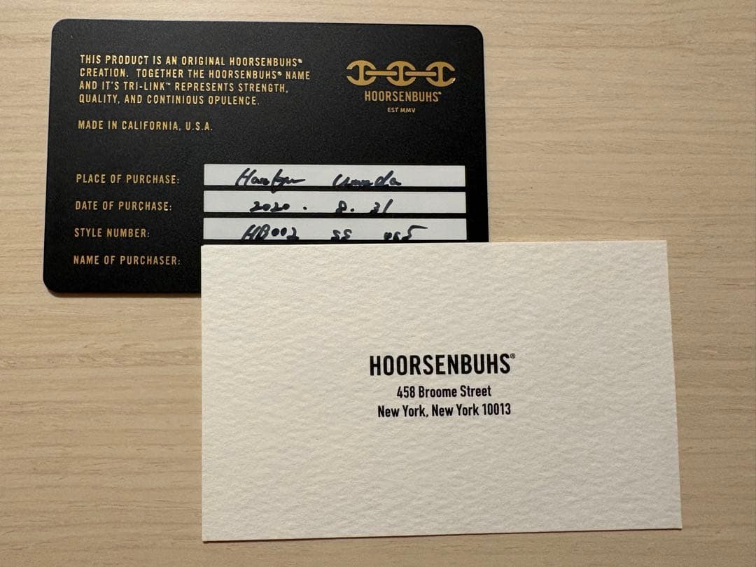 アクセサリー HOORSENBUHS HB002(SS)