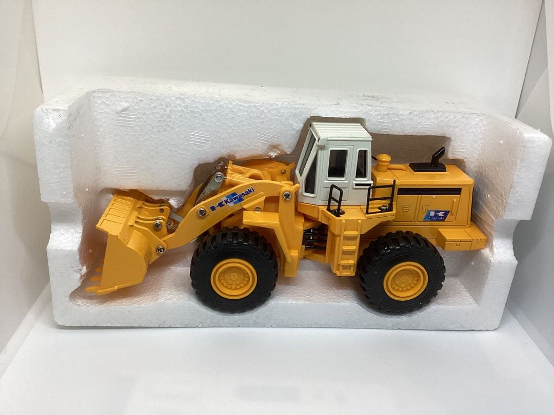 ヨネザワ　ダイヤペットミニカーK-25 川崎ホイールローダ 90Z-III絶版品