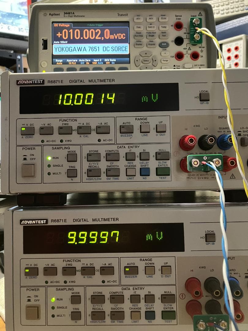 ADVANTEST R6871E 6.5桁 DMM