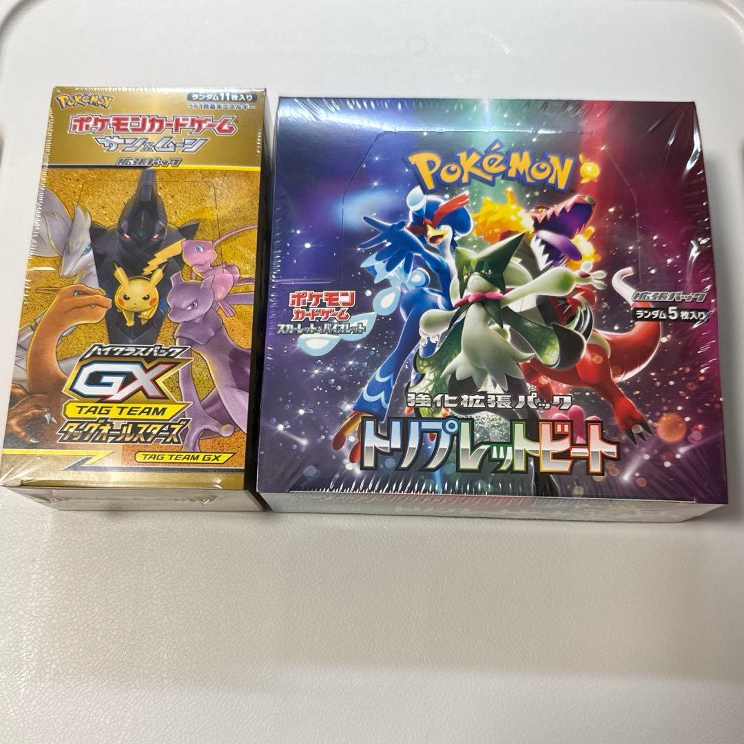 タッグオールスターズ、トリプレットビート新品未開封、ドリームリーグ1パック