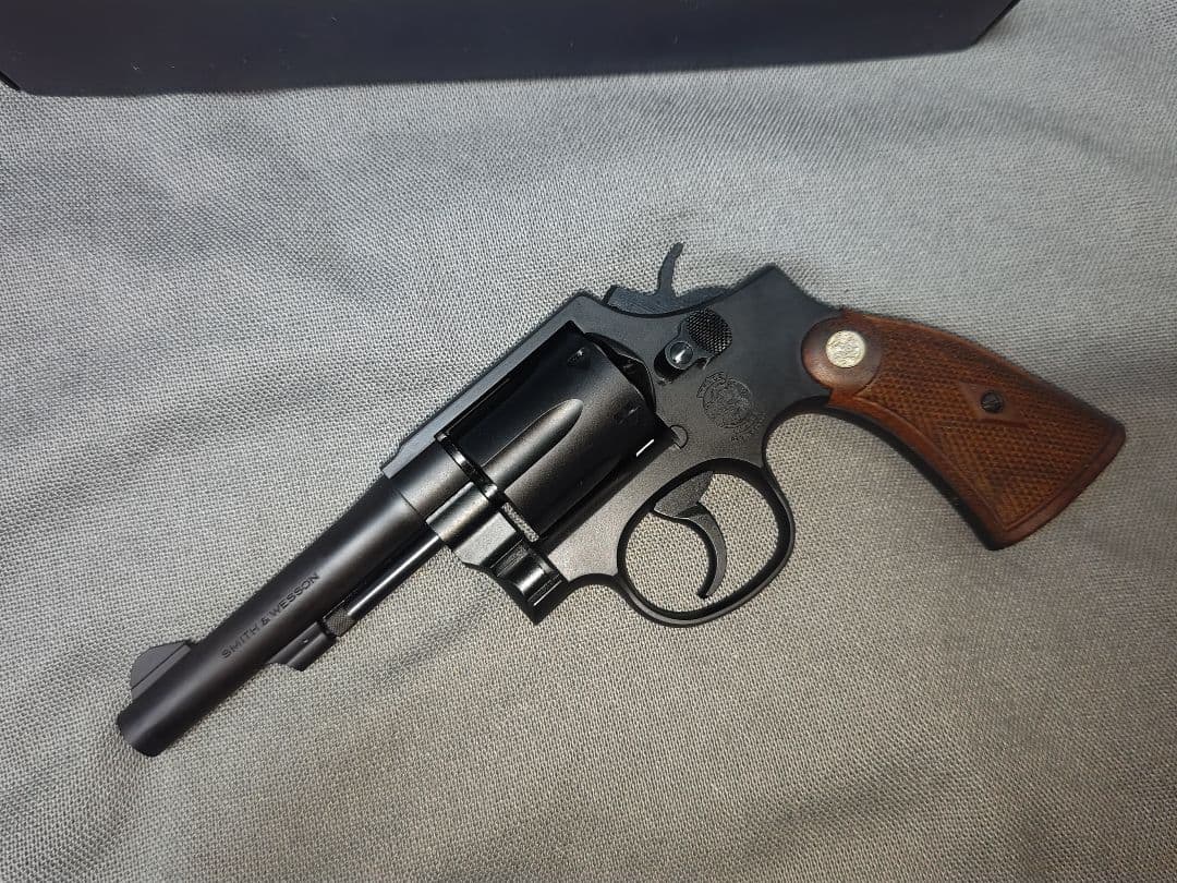 タナカ ガスリボルバー M10 ヘビーウェイトHW Ver.3　木製グリップ付き