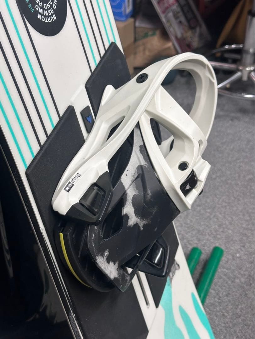 メンズBurton フォトンワイドStep OnブーツとビンディングSサイズ