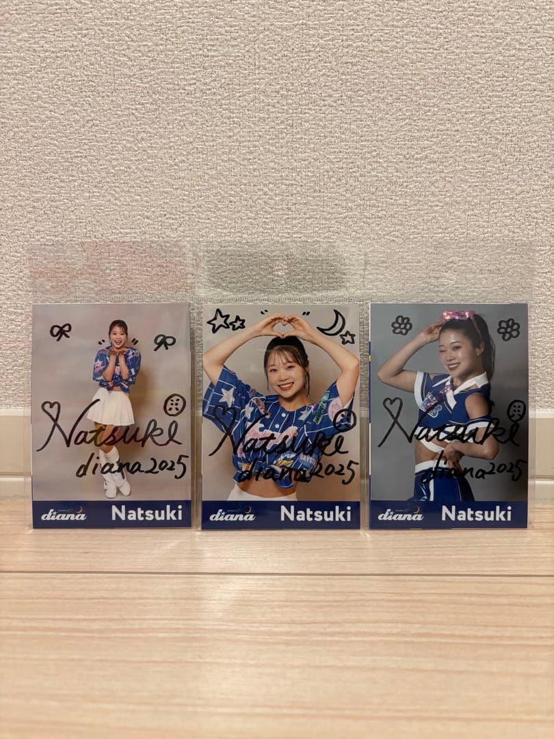 横浜DeNAベイスターズ diana ブラインド フォト Natsuki 3種