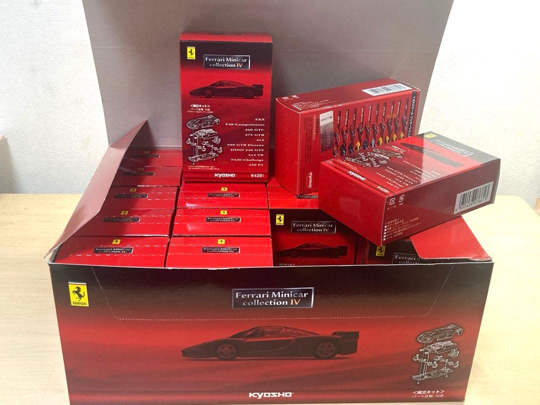 未開封 京商 1/64 フェラーリ ミニカー コレクション 4 (20個入)