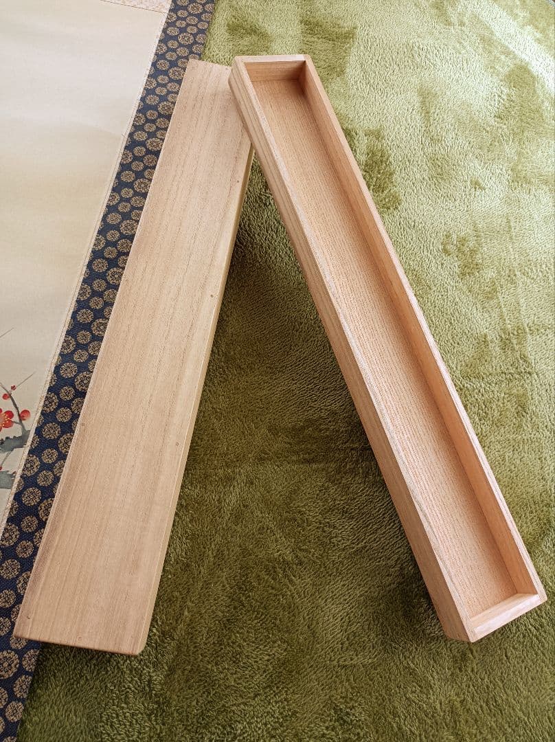 美品 軸 開運 福 おもてなし 絵 幸運 青鳥 花 茶 中国 美術 インテリア