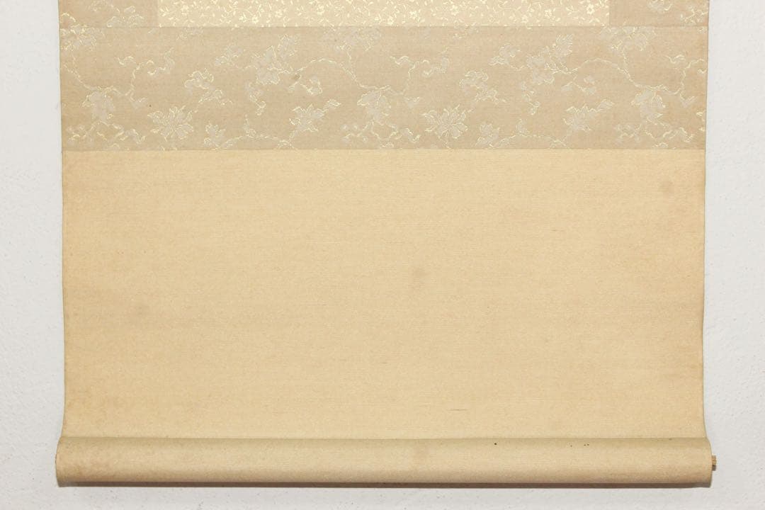 No5449 掛軸　矢野橋村　瓢箪画賛　絹本着色　合箱　古画　古美術　送料無料