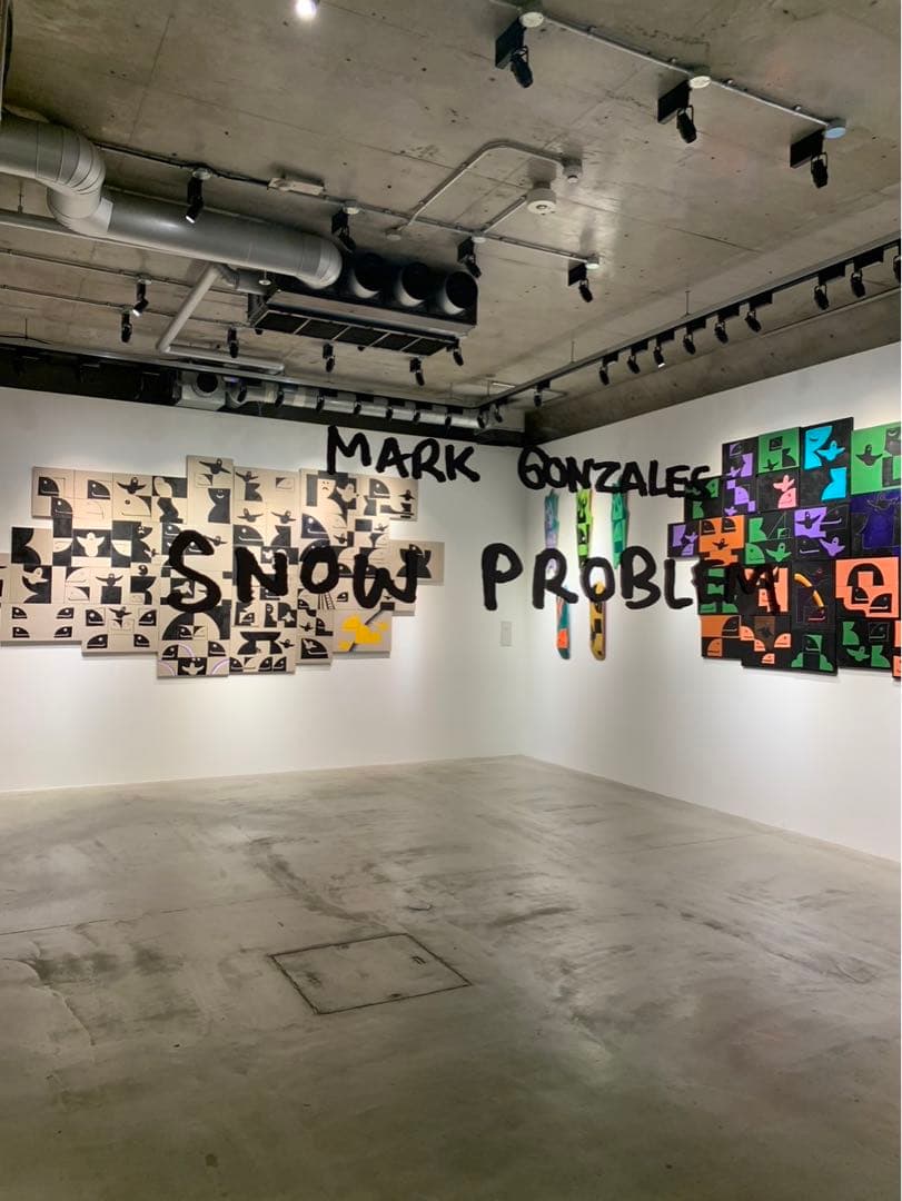個展作品 mark gonzales gonz マークゴンザレス 直筆キャンバス