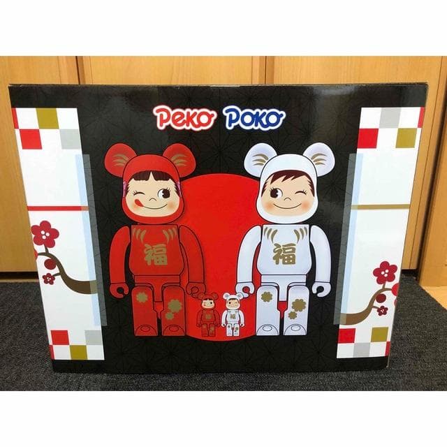 ★新品BE＠RBRICK 達磨ペコちゃん & ポコちゃん 100% & 400%