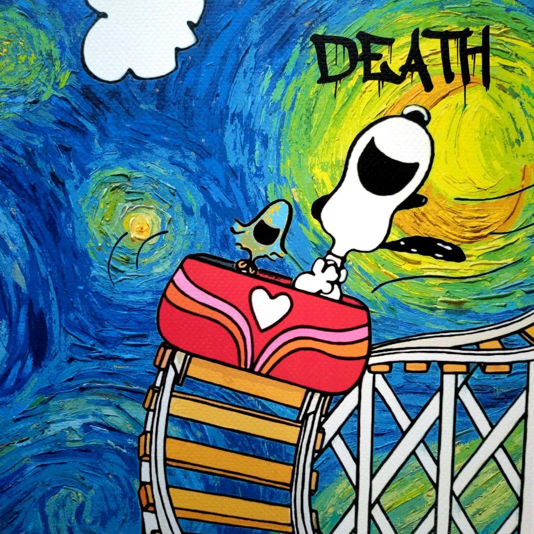 s.kaneko…　フレーム付death nyc 世界限定　スヌーピー