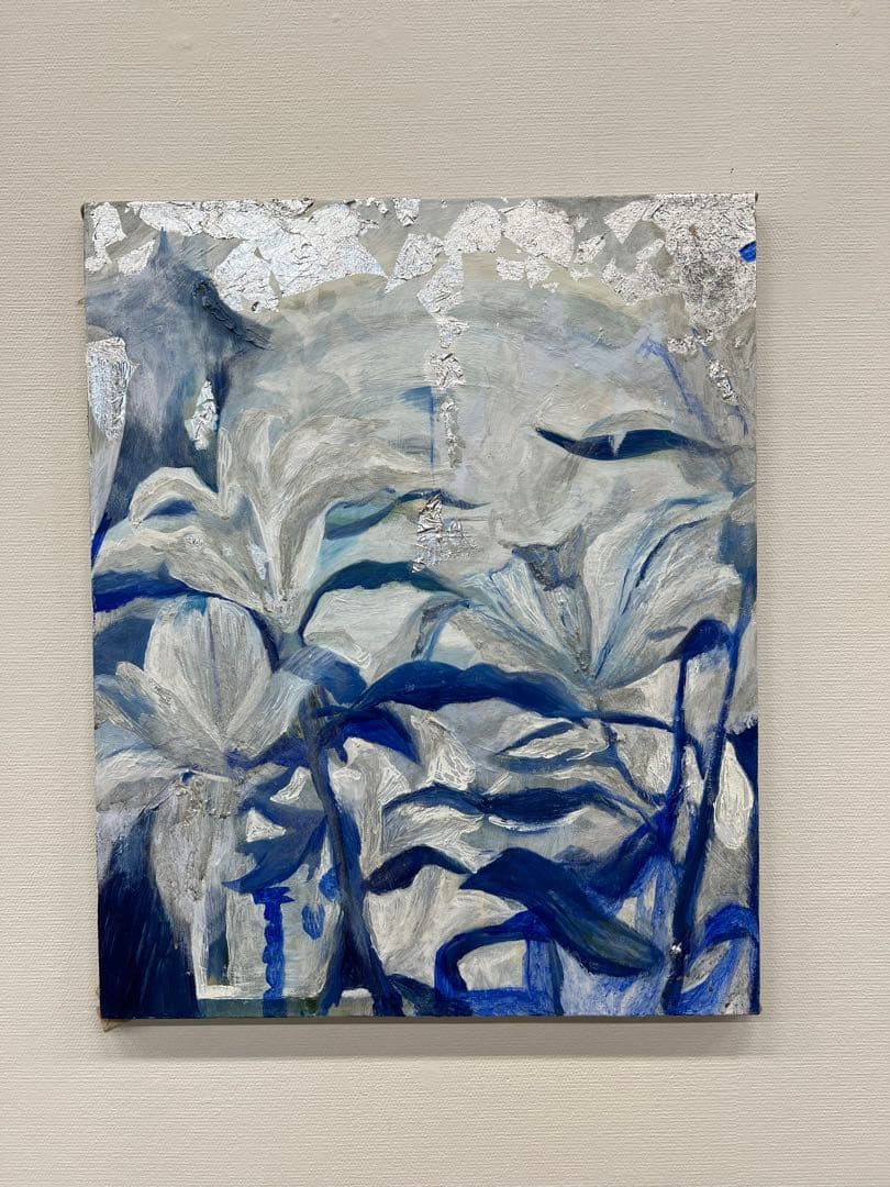 【F15号】good blue(FRANCOIS) oil painting