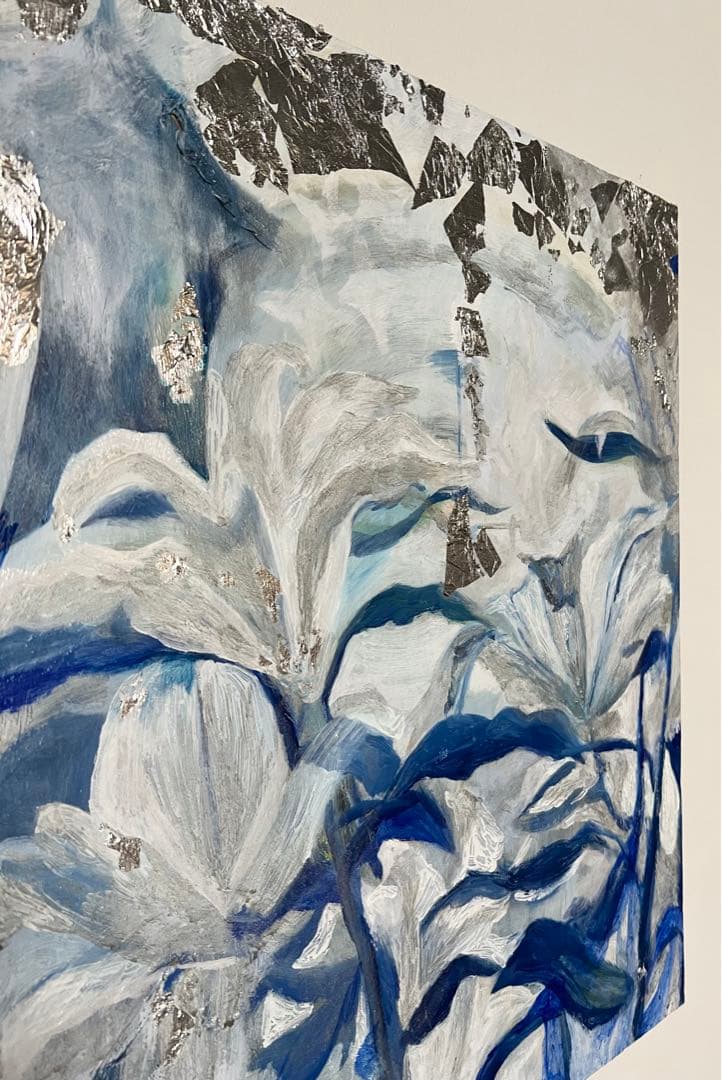【F15号】good blue(FRANCOIS) oil painting