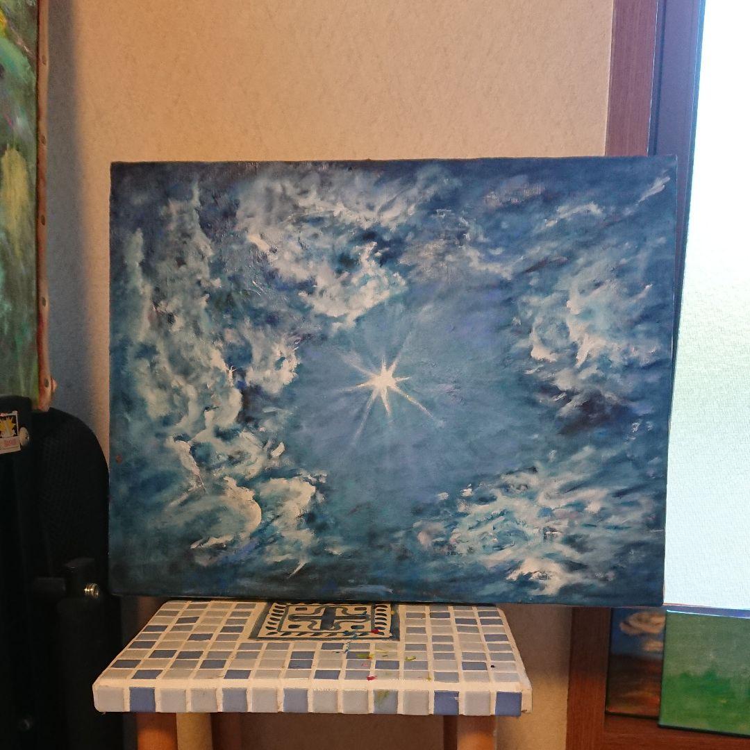 油絵(空)