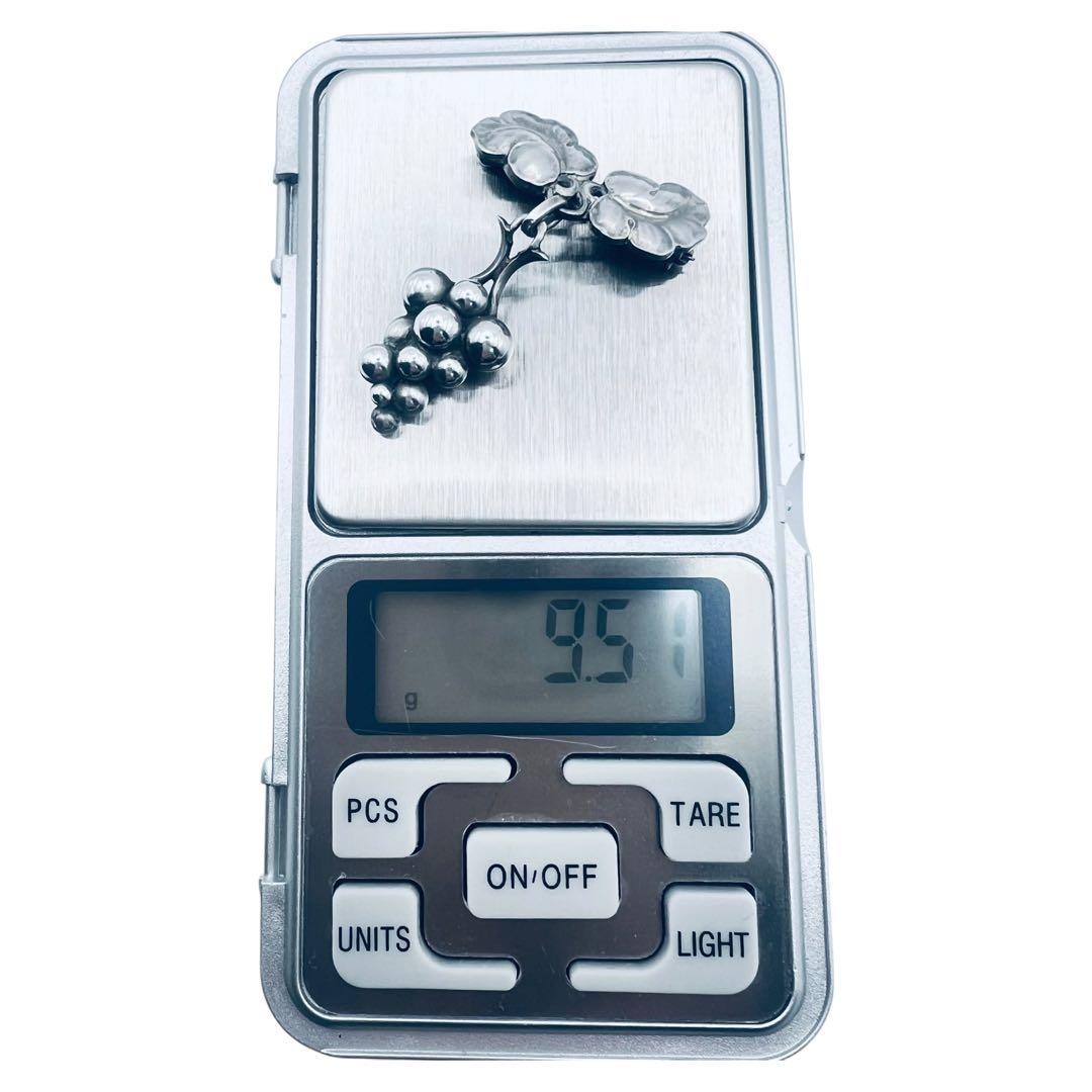 ジョージジェンセン　ムーンライトグレープ　217A シルバー　ブローチ