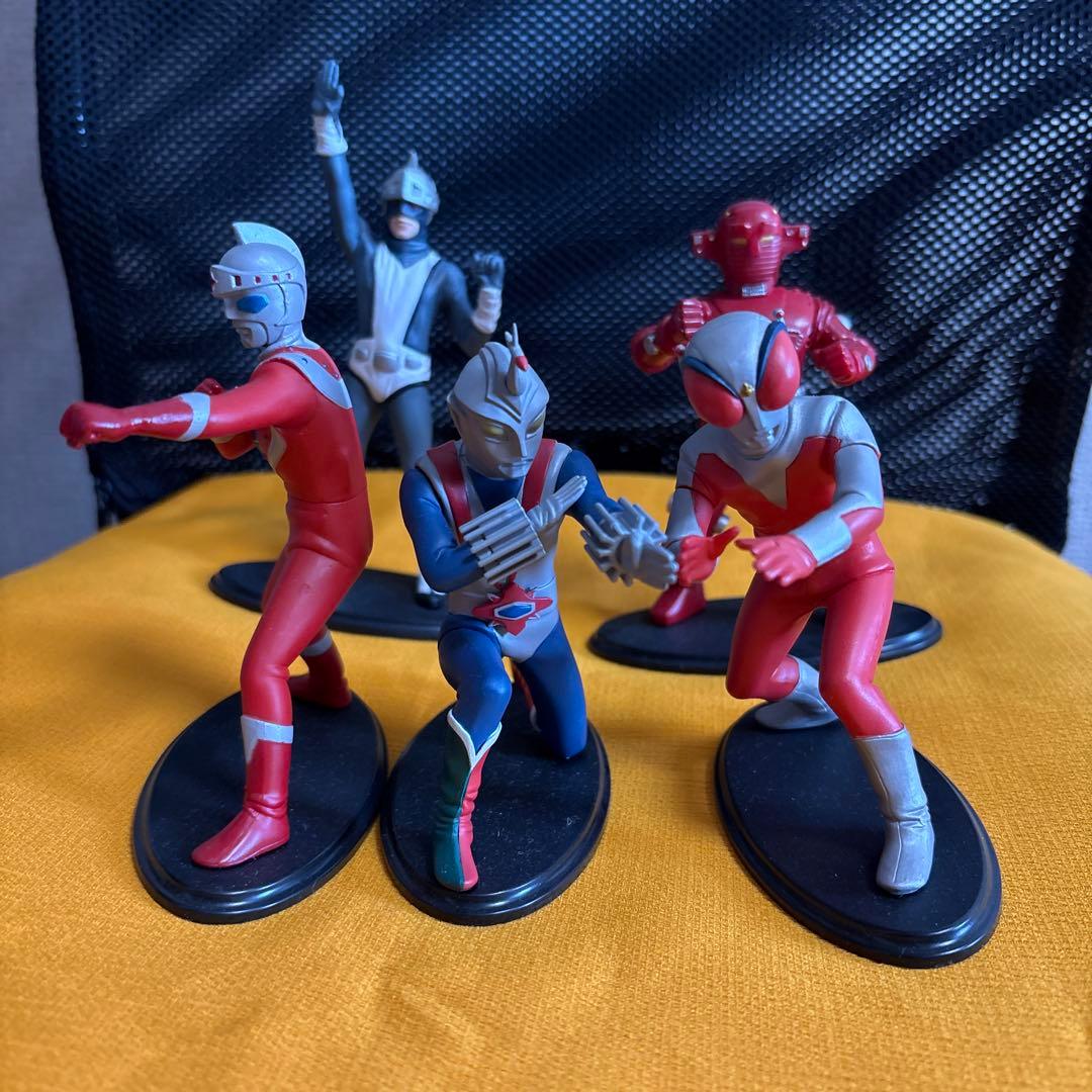 懐かしい特撮ヒーローフィギュア 5体セット