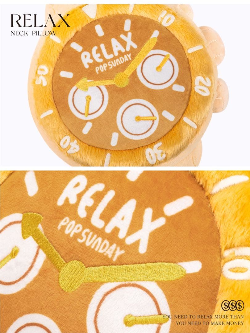 リラックス　腕時計の形　第二弾　ピロー　枕　トレンディ　インテリア　お家　雑貨