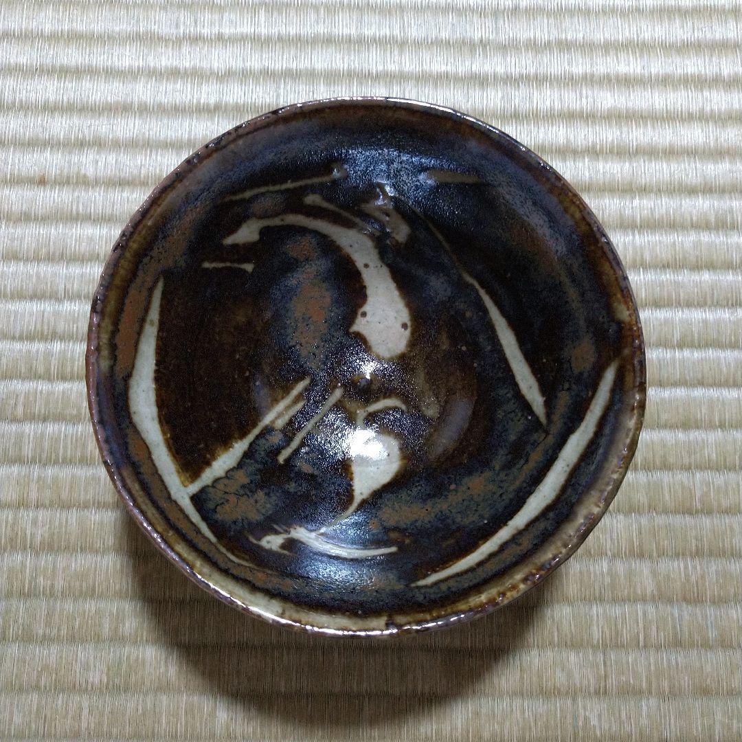 河井寛次郎　草繪碗　桐共箱　紐なし