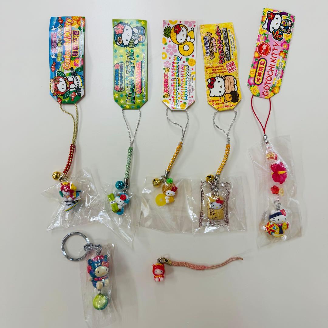 ハローキティ　まとめ売り　ストラップ　ご当地　新品 沖縄限定