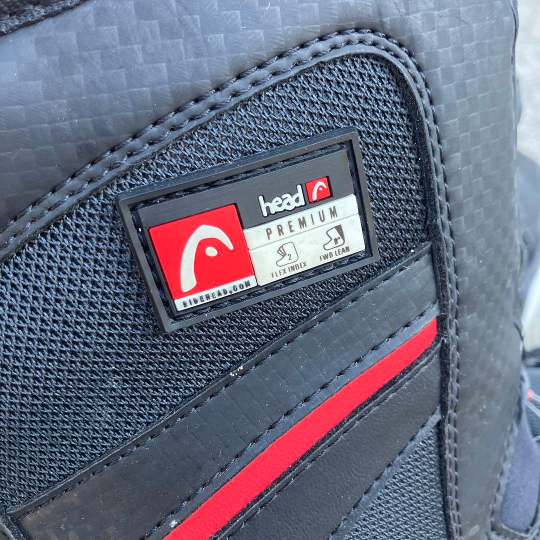 head ヘッド プレミアム BOAダイヤル式スノーボードブーツ 黒/赤26cm