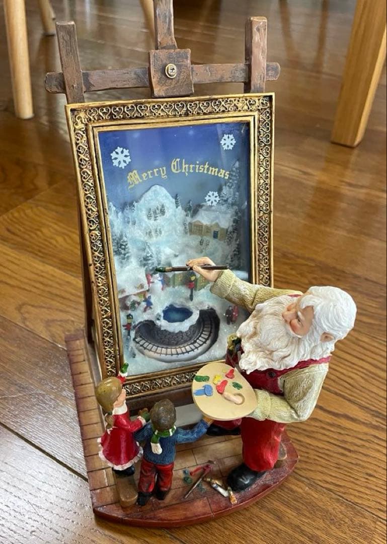 サンタクロース クリスマス オルゴール　フィギュア