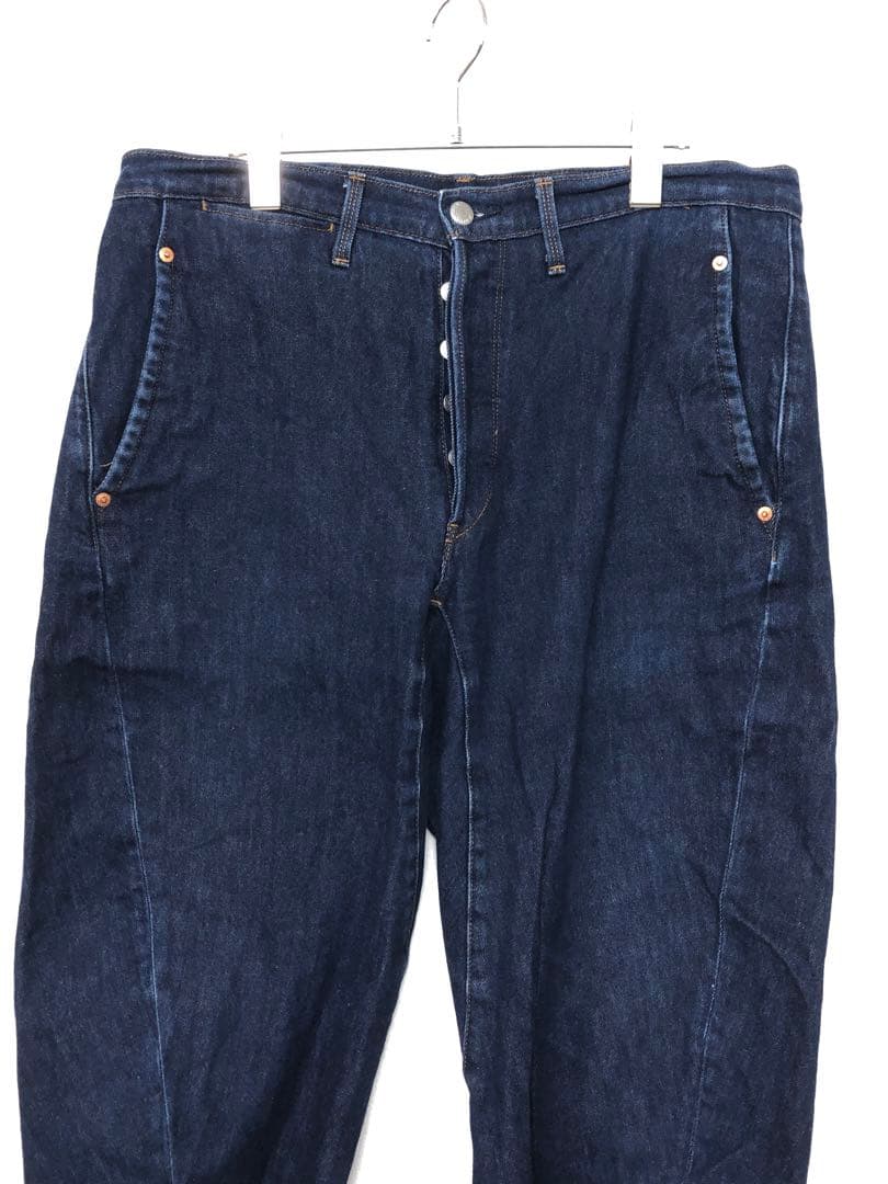 LEVI'S PREMIUM テーパードワイドパンツ ダークデニム